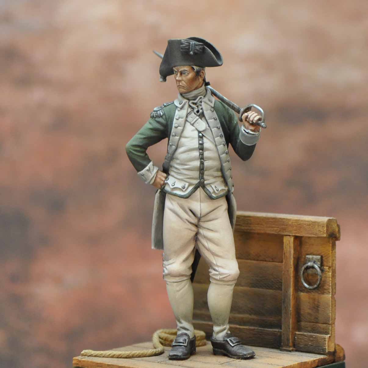 Art Girona International Continental Marine 1775 figurine