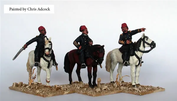 Perry Miniatures SB47 Commandement égyptien figurines montées Soudan