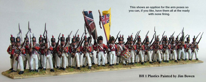 Perry Miniatures Box BH1 infanterie britannique coffret 40 figurines