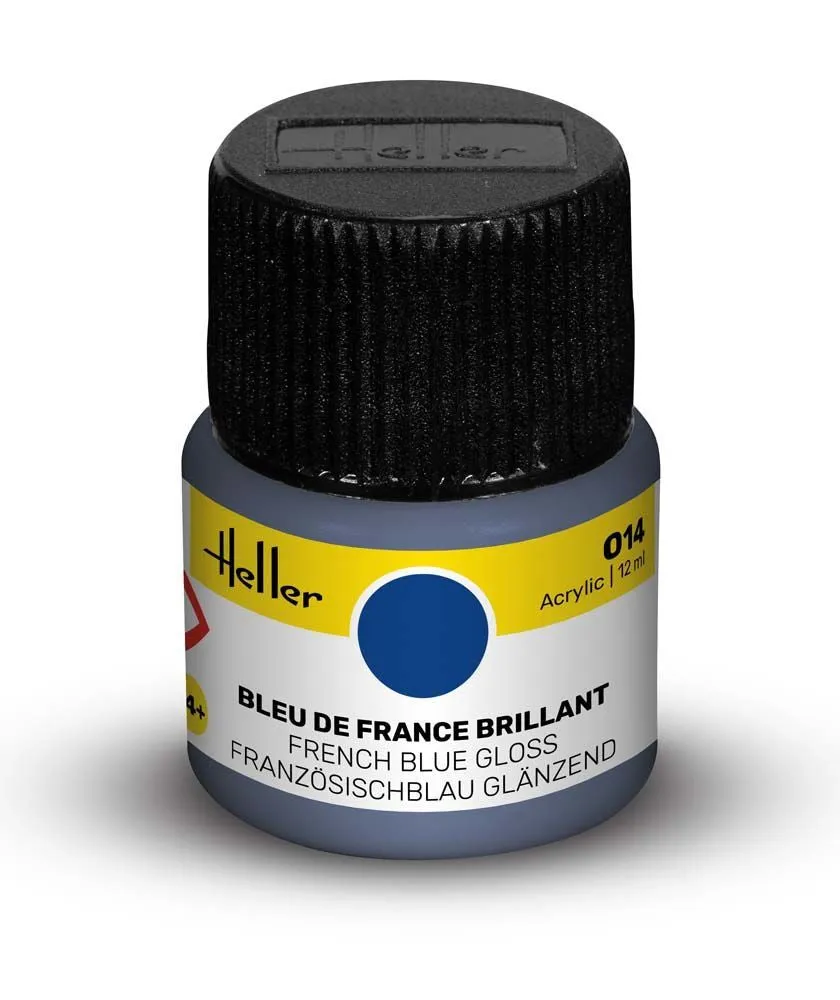 Heller Historical Collection Peinture Acrylic 014 peinture bleu brillant