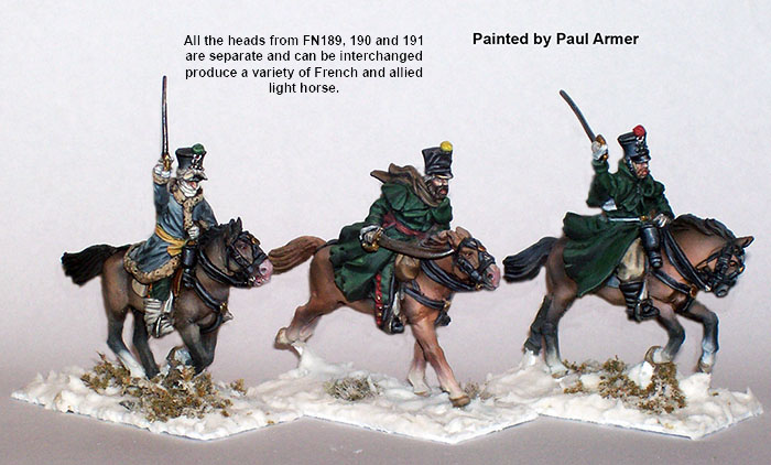 Perry Napoleonic FN 189 cavalerie légère retraite Moscou