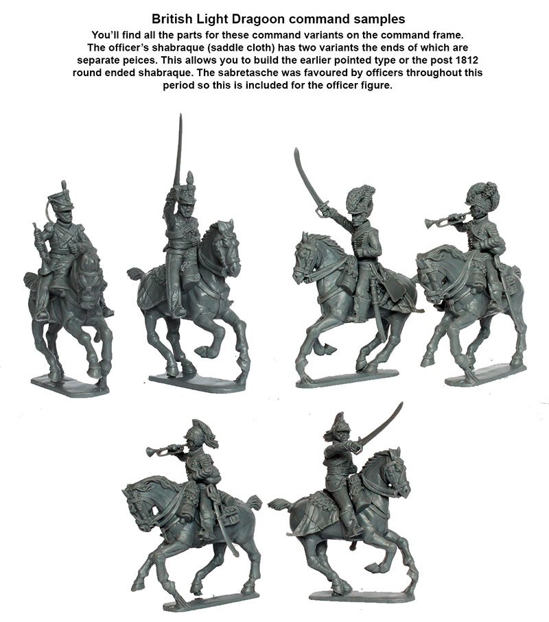 Perry BH 90 British Light Dragoons figurines plastique 28mm