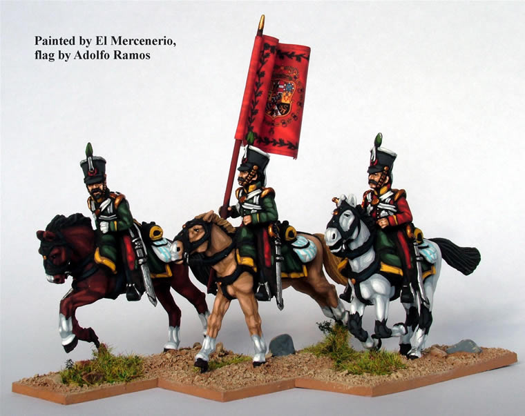Perry Miniatures Carlist ISA17 cavalerie légère figurines