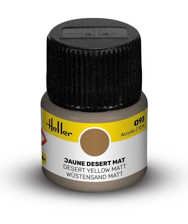 Heller 093 jaune désert mat peinture acrylique