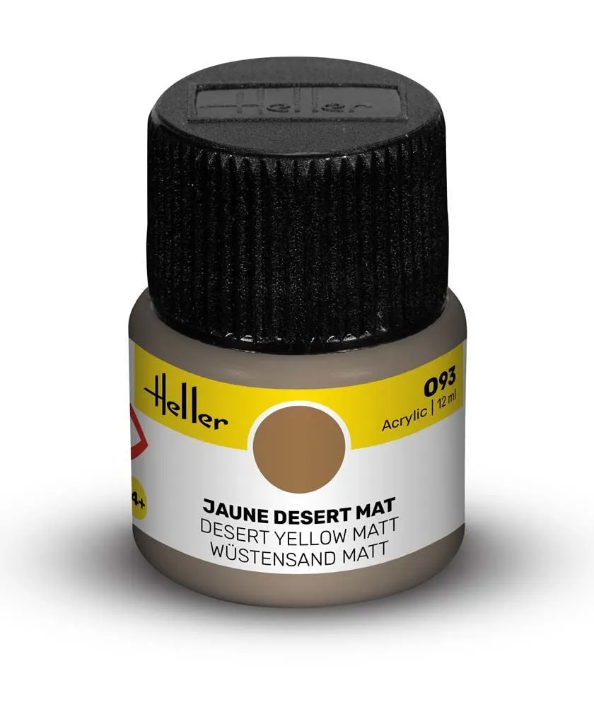 Heller 093 jaune désert mat peinture acrylique