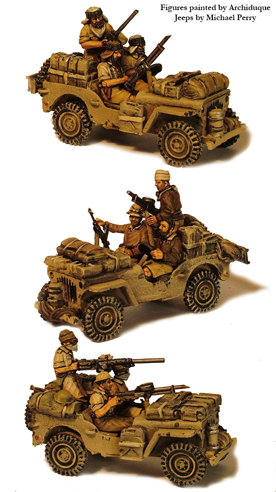 Perry World War 2 WW25 SAS Jeep Section maquette 28mm résine