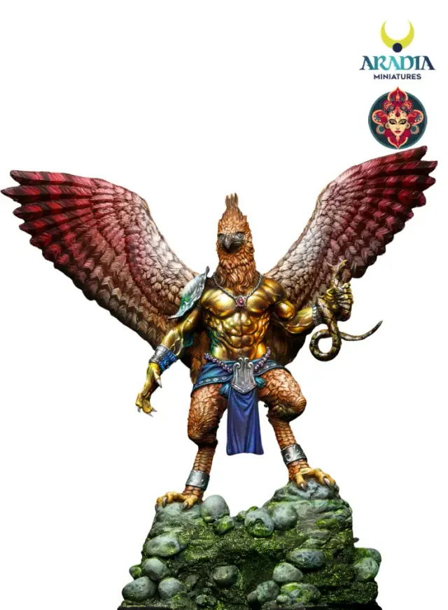 Aradia Minis Kali Yuga Garuda King figurine résine oiseau