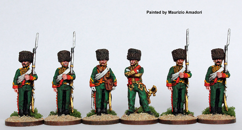 Perry Napoleonic FN49 figurines escorte Napoléon à pied