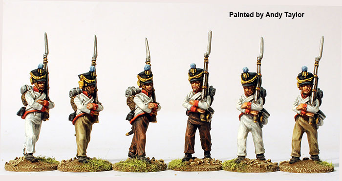 Perry Napoleonic NCR 5 figurines fusiliers Würzburg 1809-12