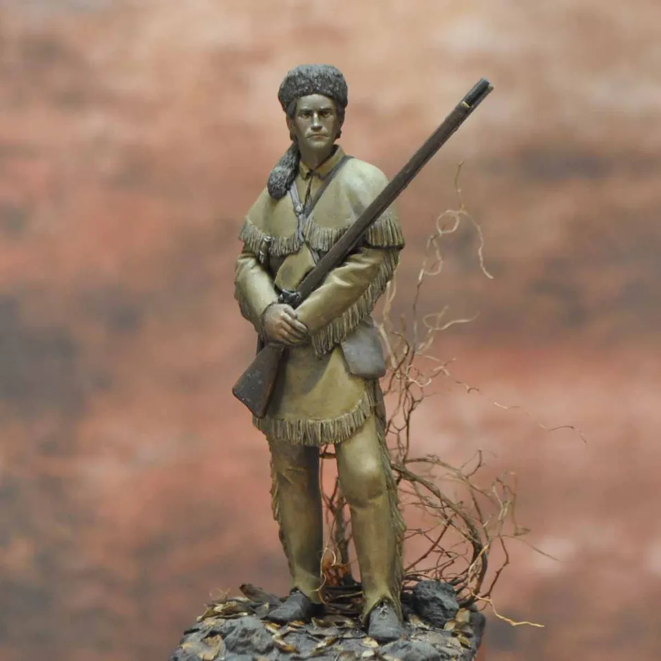 Art Girona International Serie Crockett figurine 70mm à peindre
