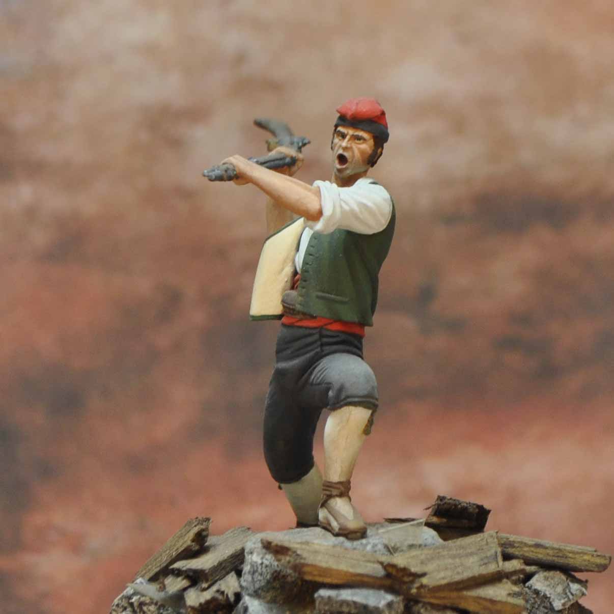 Art Girona Somatén Catalan 1808 figurine à peindre