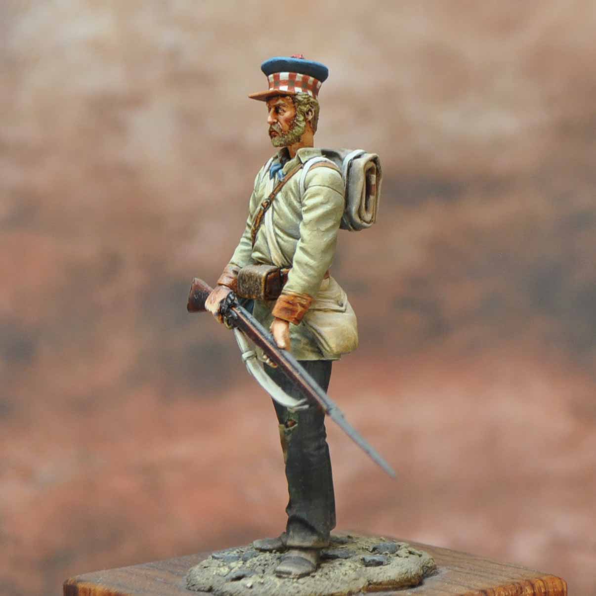ART GIRONA International 74th Regiment figurine 54mm Afrique 1851