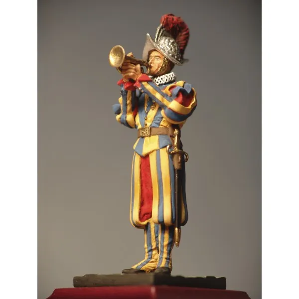 Art Girona Swiss Guard Cornet figurine garde suisse 54 mm