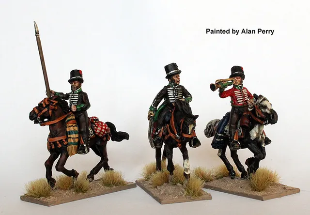 Perry Napoleonic SPA 62 lanciers Carmona figurines galop