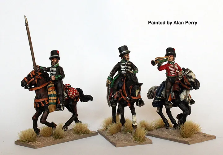 Perry Napoleonic SPA 62 lanciers Carmona figurines galop