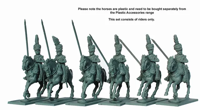 Perry Miniatures DOW 11 Uhlans au galop figurines 6 cavaliers