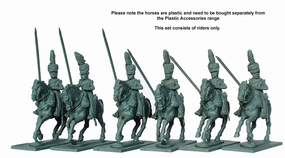 Perry Miniatures DOW 11 Uhlans au galop figurines 6 cavaliers
