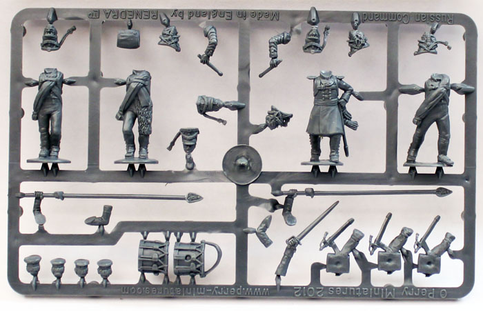 Perry Plastique B28 Infanterie Russe figurines commandement