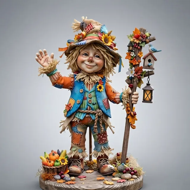 ART GIRONA Fantasy Scarecrow figurine à peindre
