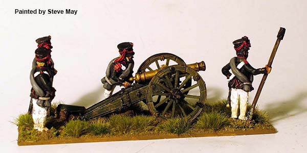 Perry Miniatures Napoleonic RN 6 figurines artillerie canon 6 livres