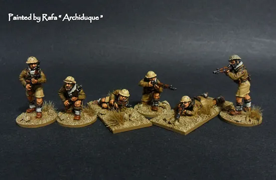Perry Miniatures World War 2 FWW 7 figurines Légion casques