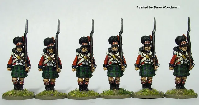 Perry Miniatures Napoleonic BH9 highland infanterie figurines avançant