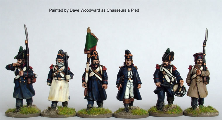 Perry Miniatures Napoleonic FN95 garde commandement figurines