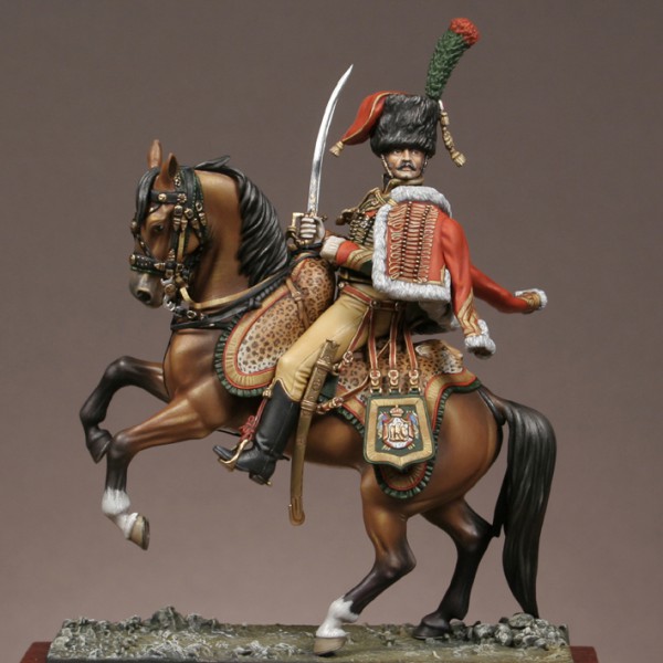 ART GIRONA Miniatures Chasseur Garde figurine 54mm officier