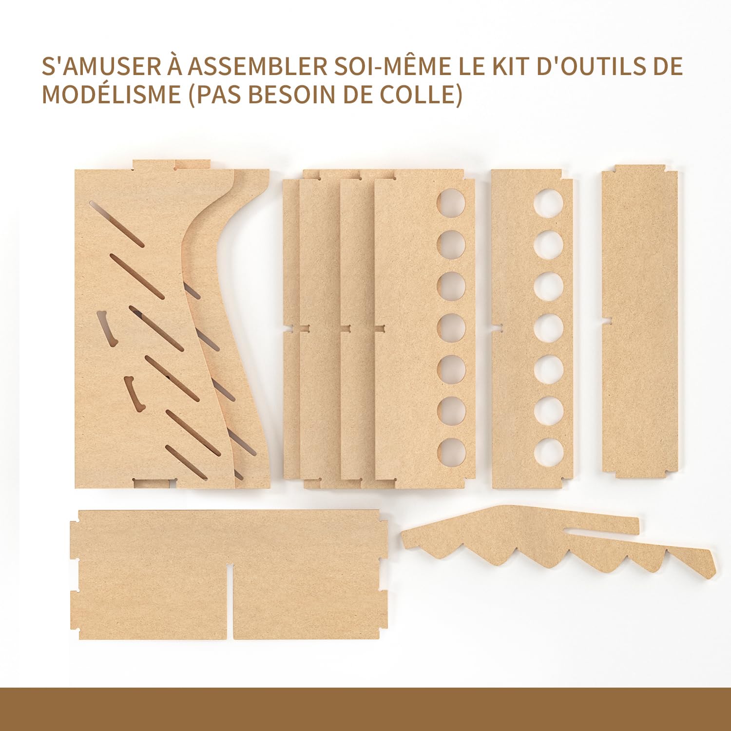 Bucasso Hobby Organizer GK11 support peinture 35 bouteilles