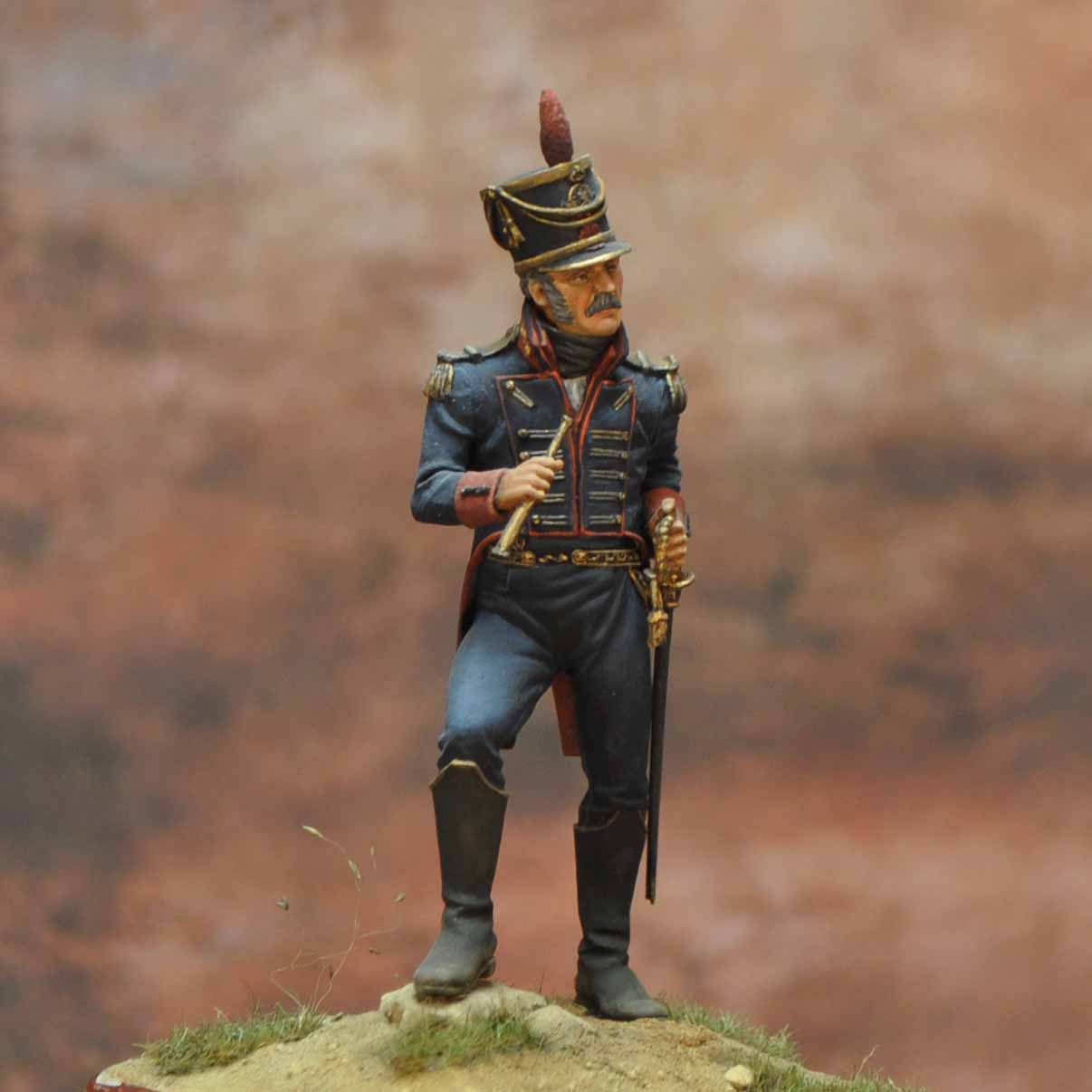 Art Girona Napoleonic War Series Artillery Officer Spain 1812 figurine