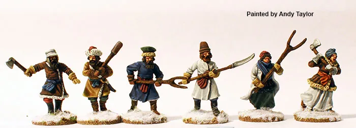Perry Miniatures Napoleonic RN 57 figurines paysans armés