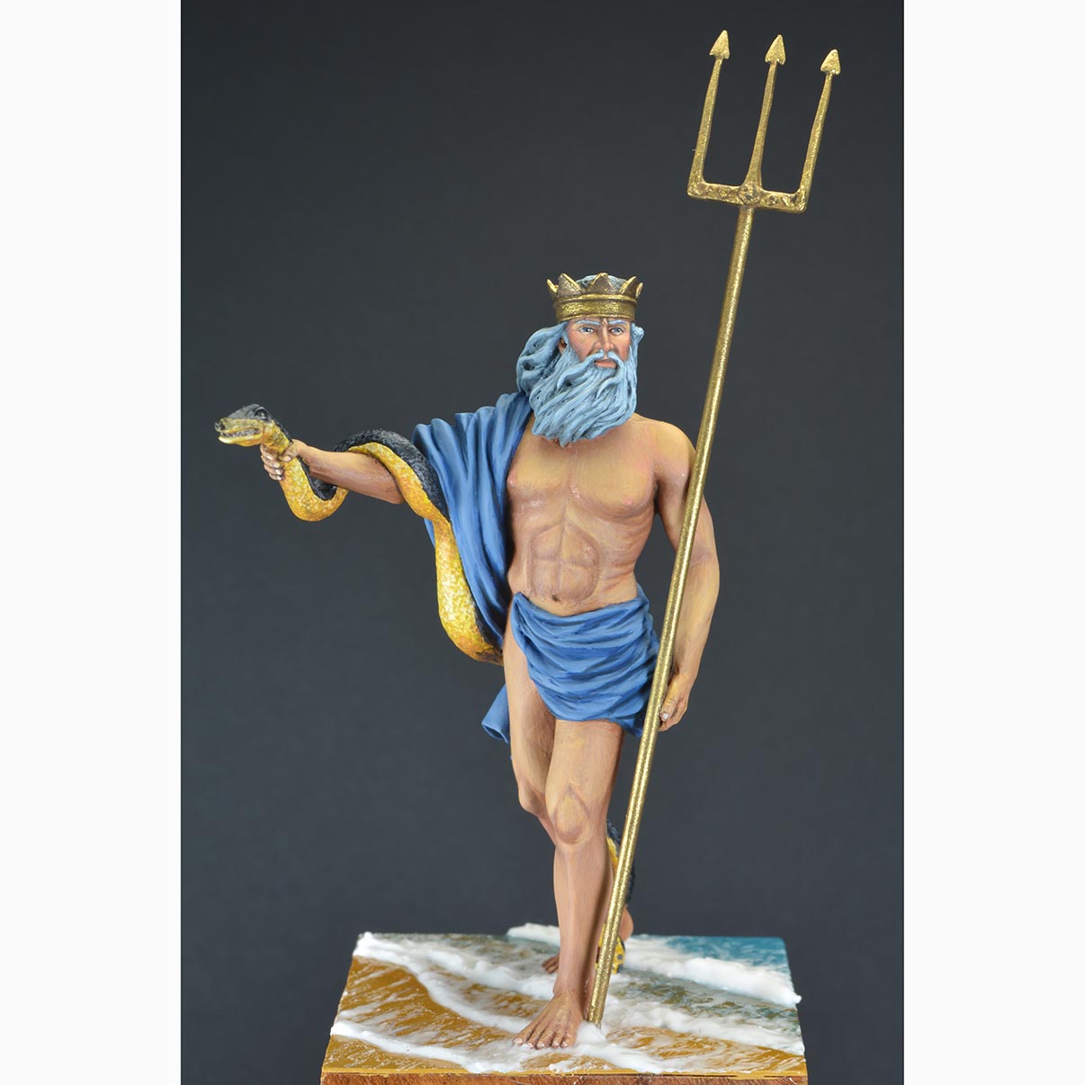 Art Girona Mythology Neptunus figurine dieu