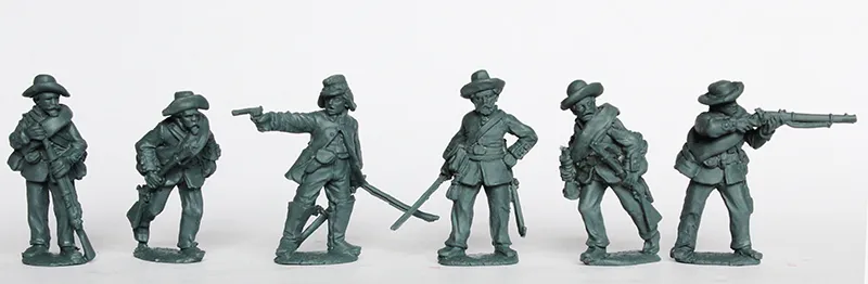 Perry Miniatures TA 42 figurines commandement Caçador brésilien