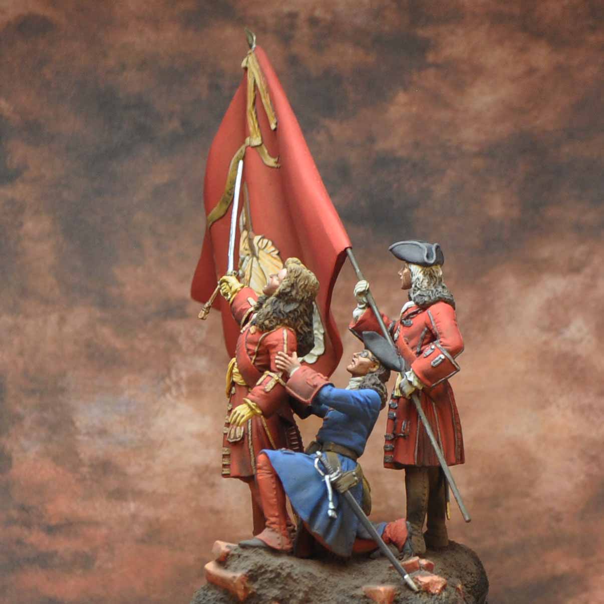Art Girona Spanish Serie Siège de Barcelone 1713-1714 figurine à peindre
