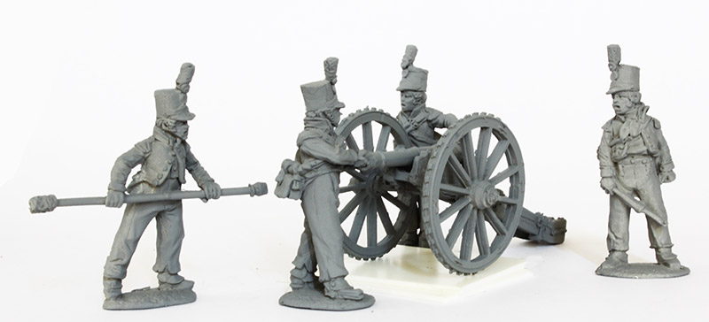 Perry Miniatures Napoleonic PORT24 canon 6pdr maquette métal