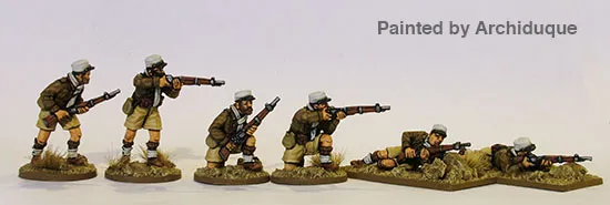 Perry FWW3 figurines Légion étrangère tirailleurs képi