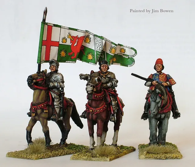 Perry War of the Roses WR4 commandement monté figurines métal Henri VII