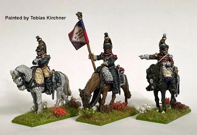 Perry FN66 Commandement cuirassiers figurines cavalerie 28mm