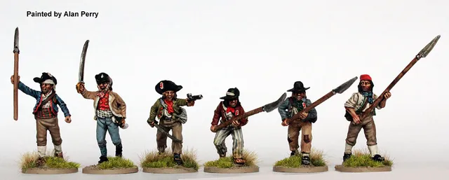 Perry Miniatures Vendéens REVV 3 figurines glaives attaque
