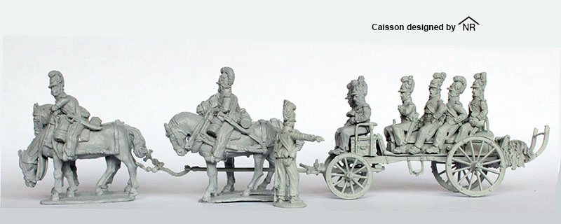 Perry Miniatures Napoleonic BAV 35 caisson artillerie maquette