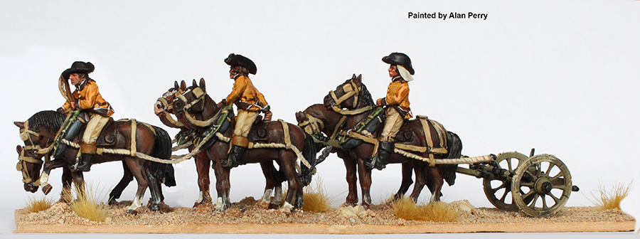 Perry Napoleonic FE 39 attelage 6 chevaux figurines métal arrêt
