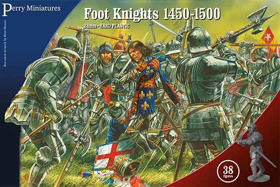 Perry Miniatures WR 50 box set chevaliers à pied 1450-1500