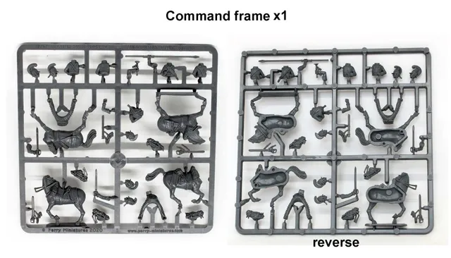 Perry Miniatures B 73 cadre commandement cavalerie autrichienne plastique