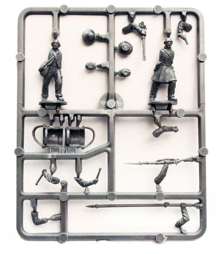 Perry Miniatures Plastic B31 figurines commandement confédéré 28 mm