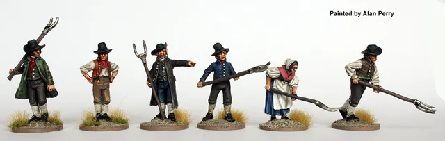 Perry Miniatures Napoleonic NX7 figurines ouvriers agricoles