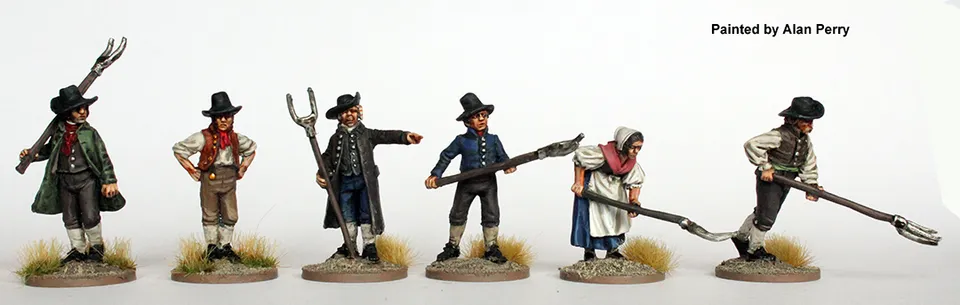 Perry Miniatures Napoleonic NX7 figurines ouvriers agricoles