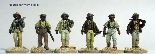 Perry Miniatures MF5 civils armés figurines métal marche