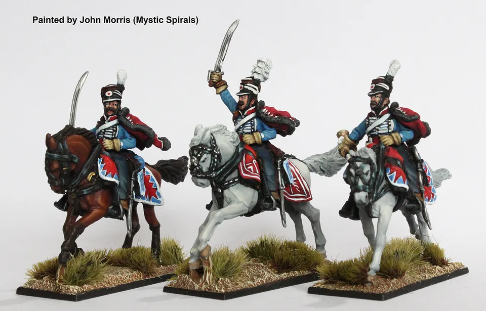 Perry Miniatures Napoleonic DAN 53 figurines hussards danois galop