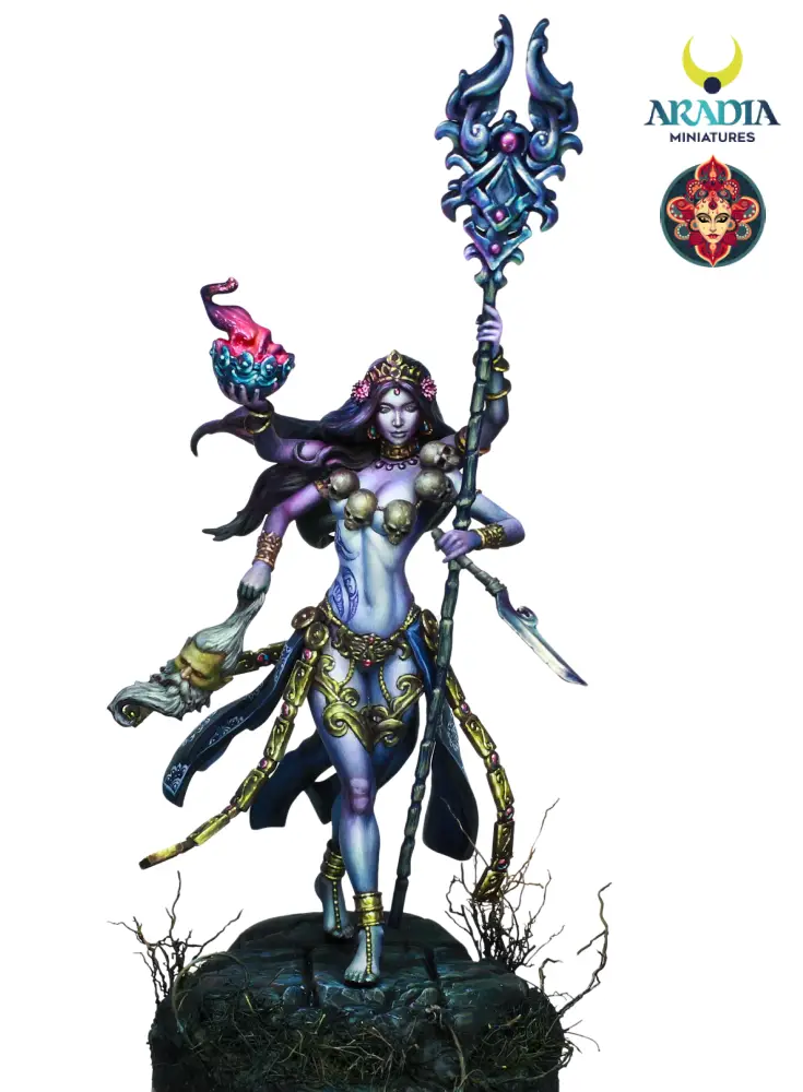 Aradia Kali Yuga Kali figurine 75 mm résine à peindre