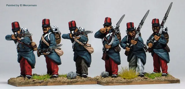 Perry Miniatures Carlist War ISA65 figurines Légion ligne tir